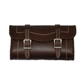 Leather Tool Pouch Motorcycle Storage in Cowhide Leather