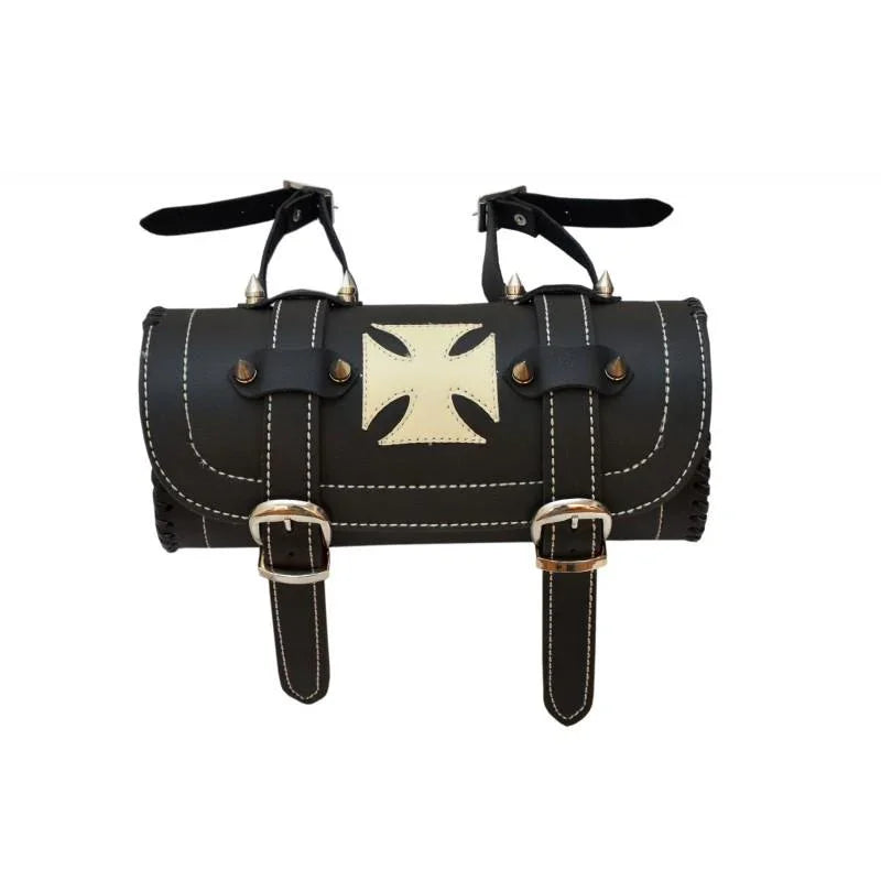 Motorcycle Fork Tool Bag with Iron Cross Design for Motorcycle Storage