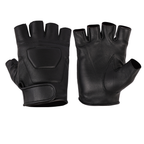 Fingerless Leather Gloves for Men in Nappa Leather
