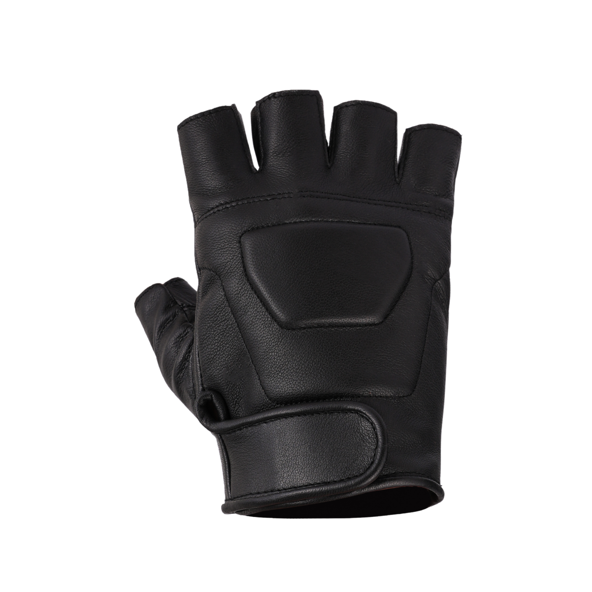 Fingerless Leather Gloves for Men in Nappa Leather