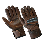 Leather Winter Gloves Men Armoured Motorcycle Riding Gloves