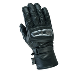 Leather Winter Gloves Men Armoured Motorcycle Riding Gloves