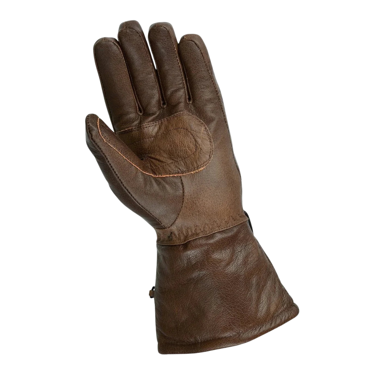 Biker Leather Gloves with Waterproof Thermal Protection