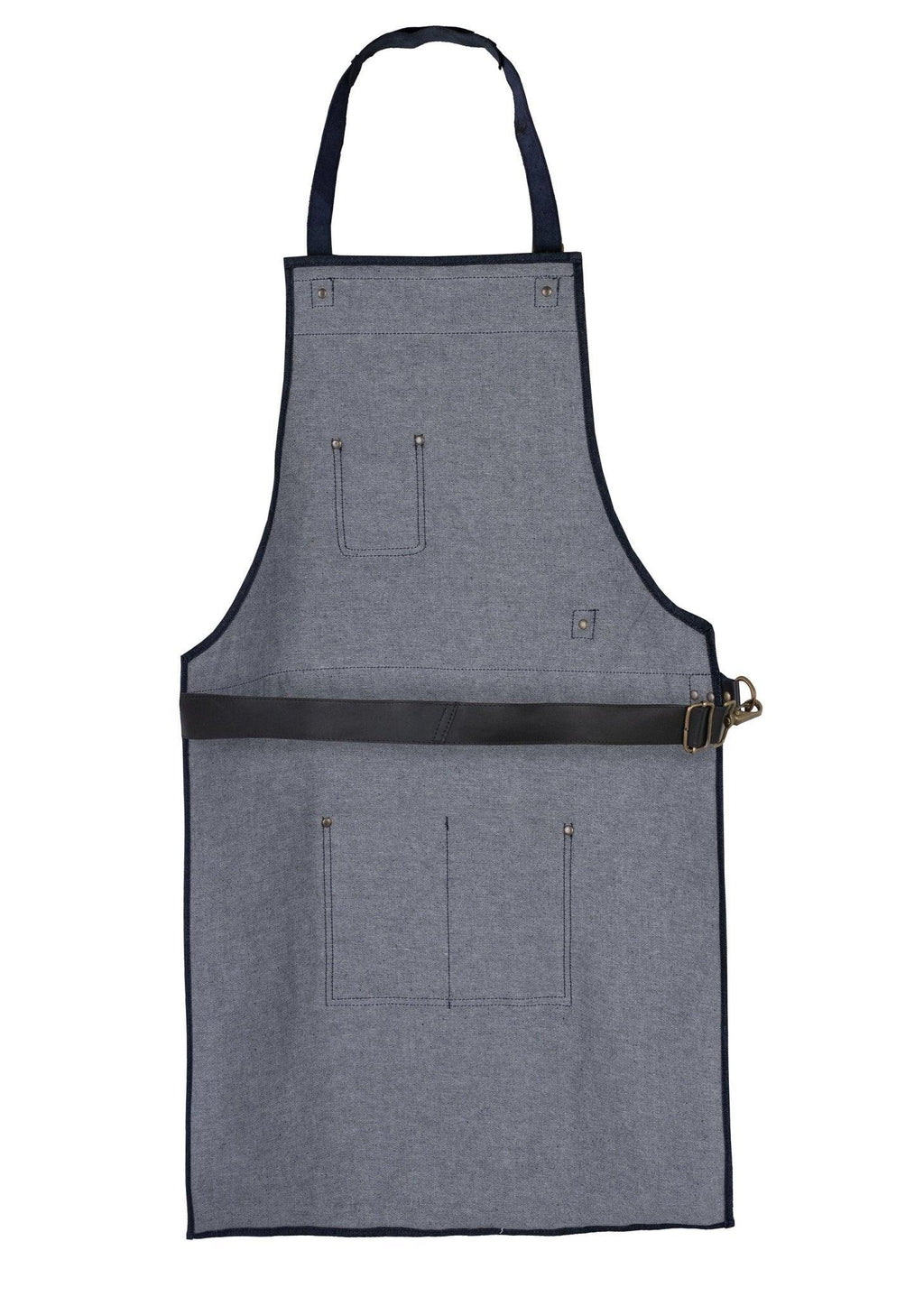 Chef Aprons for Men with Large Pockets & Adjustable Fit