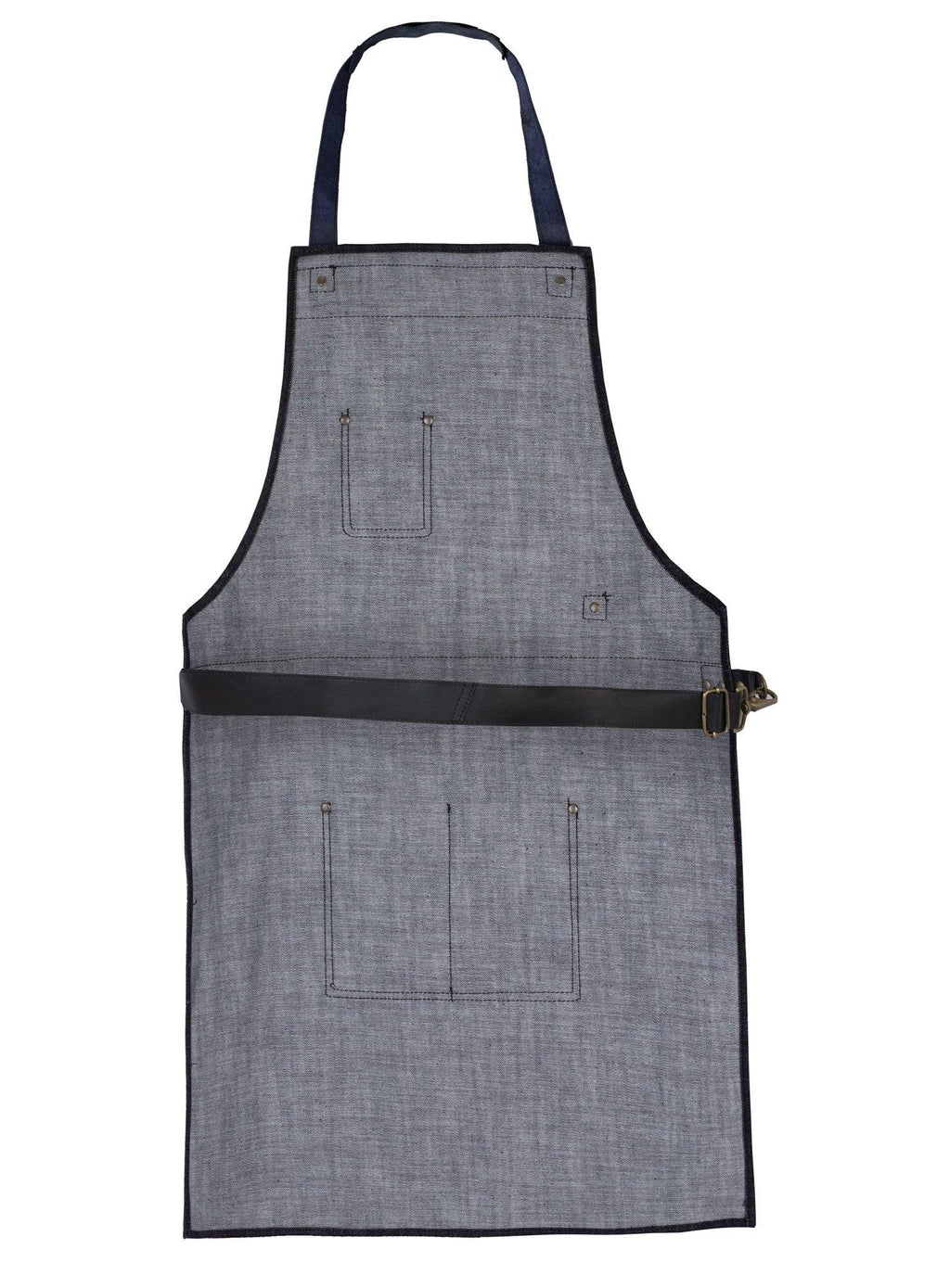 Chef Aprons for Men with Large Pockets & Adjustable Fit