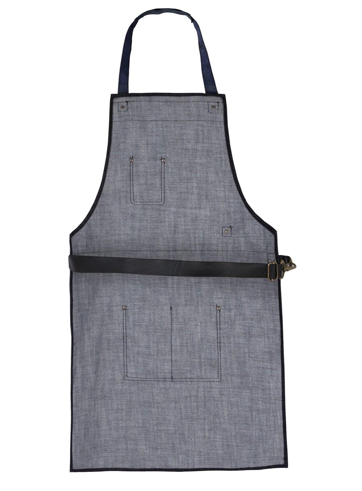 Chef Aprons for Men with Large Pockets & Adjustable Fit