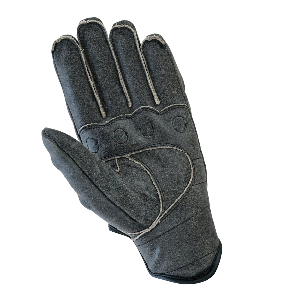 Motorcycle Gloves Vintage Style with Hard Armor Protection