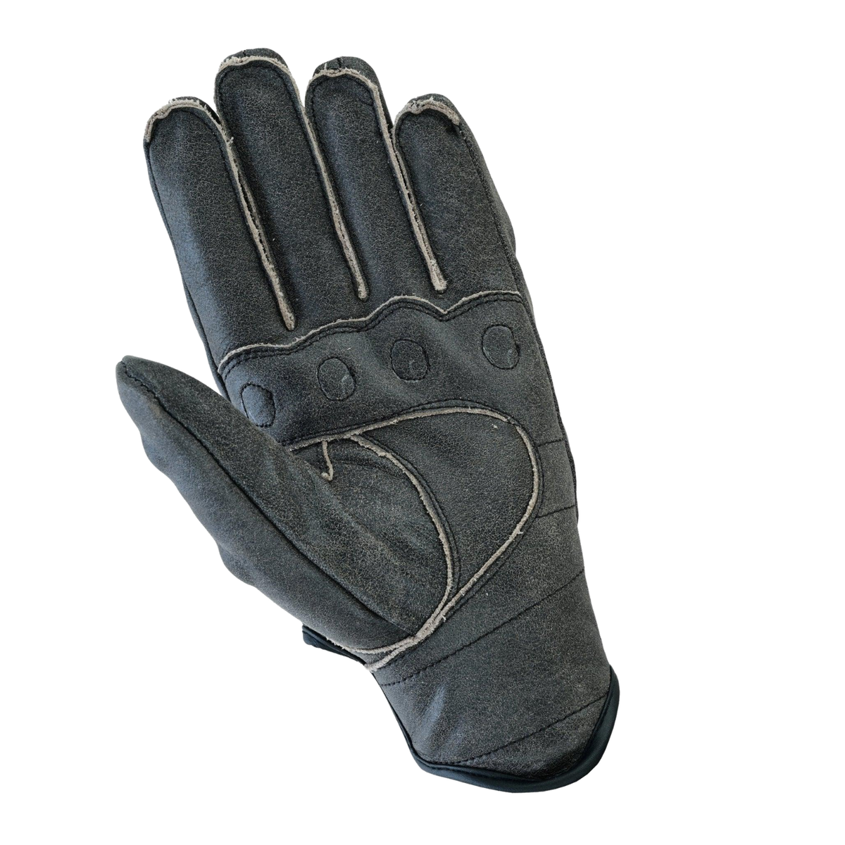 Motorcycle Gloves Vintage Style with Hard Armor Protection