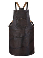 Chef Apron with Cross Back Straps and Utility Pockets