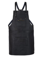 Chef Apron with Cross Back Straps and Utility Pockets