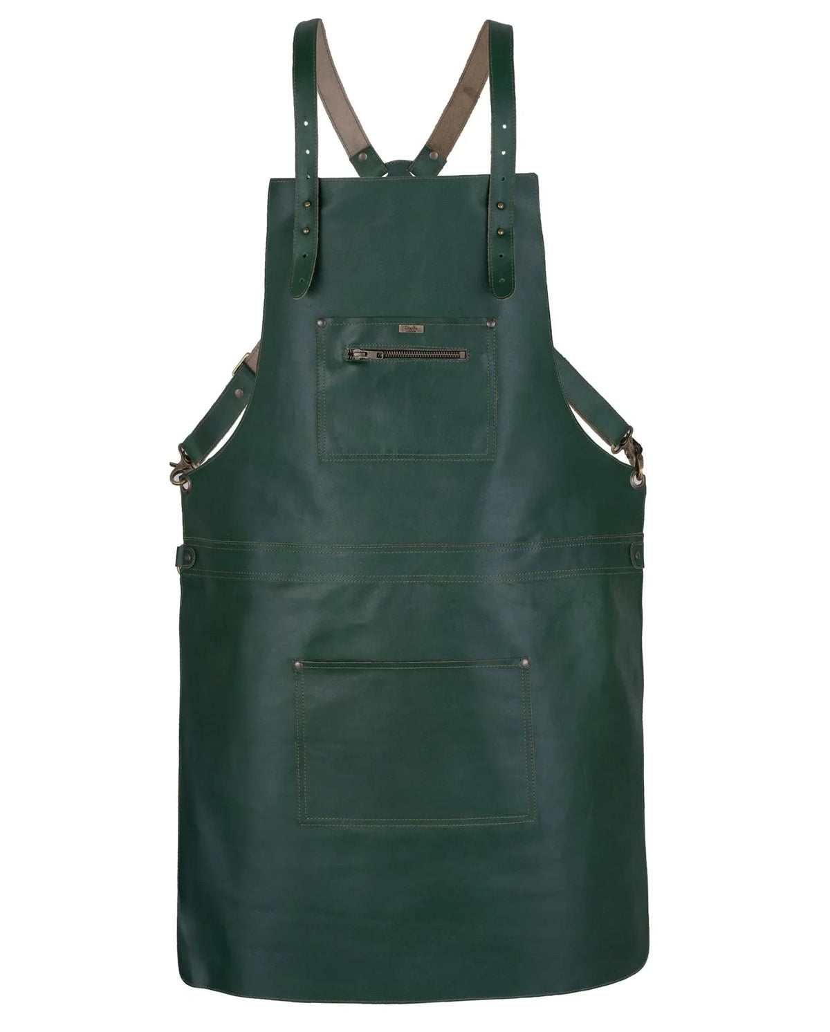 Chef Apron with Cross Back Straps and Utility Pockets