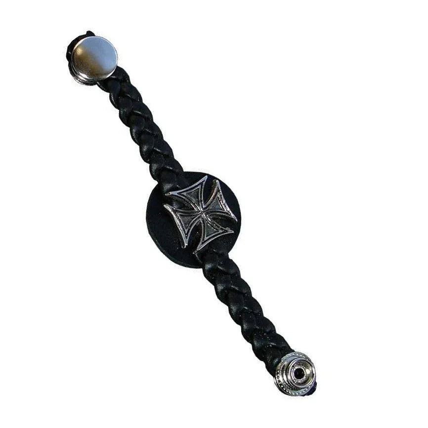 Vest Extenders Leather for 5-Inch Braided Motorcycle Vest Comfort