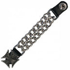 Leather Vest Extenders for Men with 7-Inch Double Chain Design