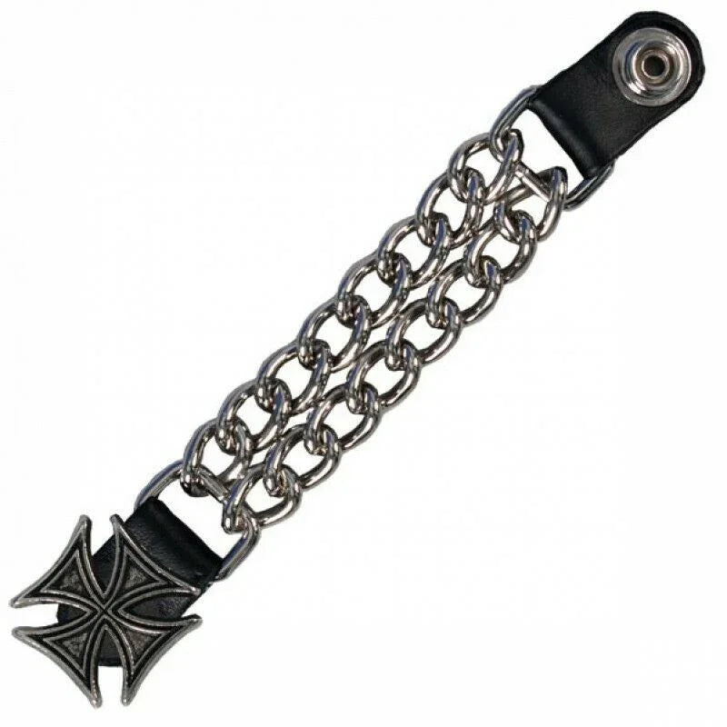 Leather Vest Extenders for Men with 7-Inch Double Chain Design