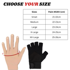 Fingerless Leather Gloves for Men in Nappa Leather