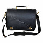 Leather Bag Men Laptop Messenger for Work, Travel & University