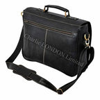 Leather Bag Men Laptop Messenger for Work, Travel & University