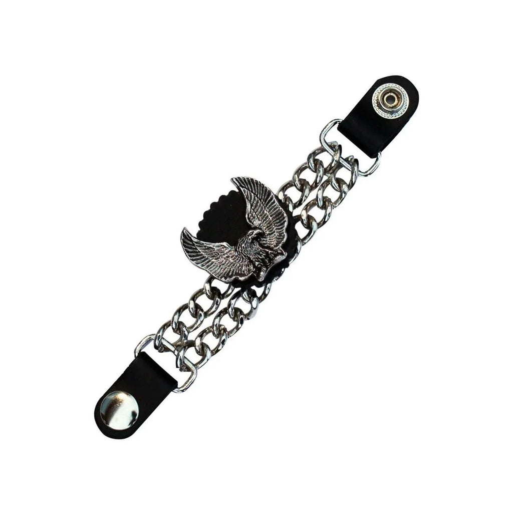 Motorcycle Vest Extender Chains with 7-Inch Snap Extension