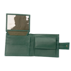 Men's Leather Wallets With Woven Trifold RFID Design
