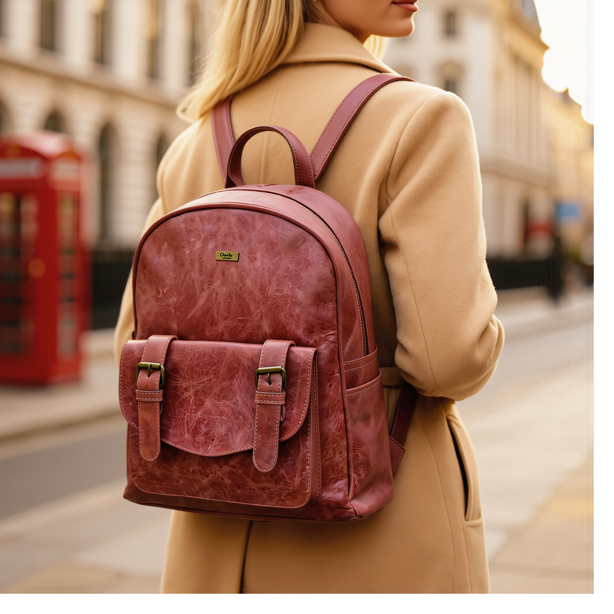 Backpacks for Women Genuine Leather Work and Travel Bag