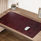 Genuine Leather Desk Mat with Waterproof Non-Slip Surface for Office