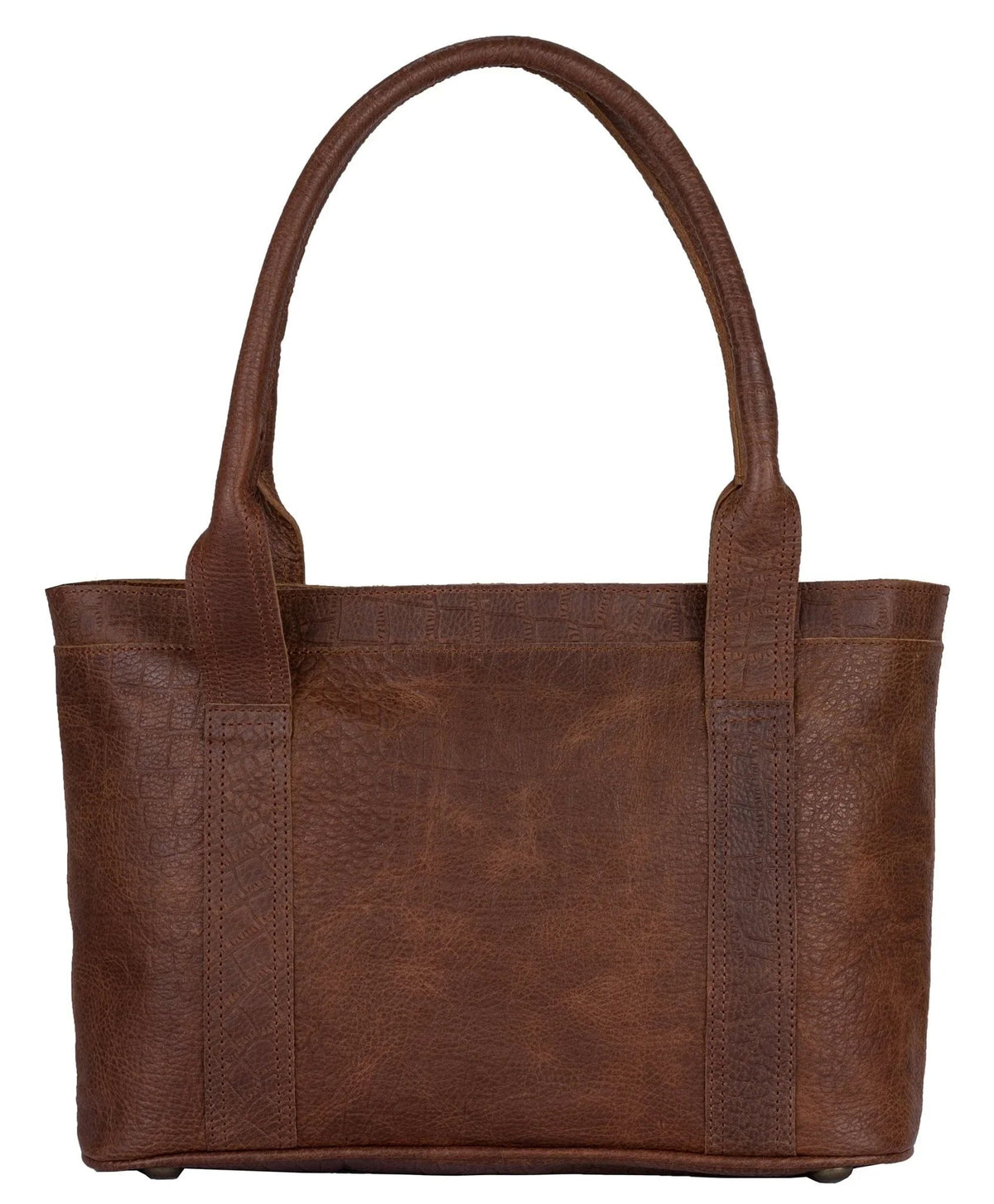 Leather Handbags for Women with Crocodile Print and Shoulder Strap