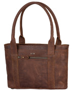 Leather Handbags for Women with Crocodile Print and Shoulder Strap