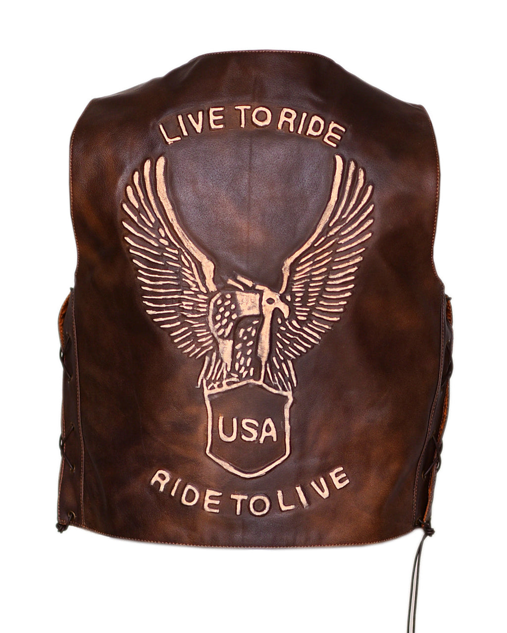 Motorcycle Cool Vest with Exclusive Embossed Artwork