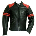 Mens Leather Moto Jacket – Fight Club-Inspired Design
