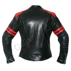 Mens Leather Moto Jacket – Fight Club-Inspired Design