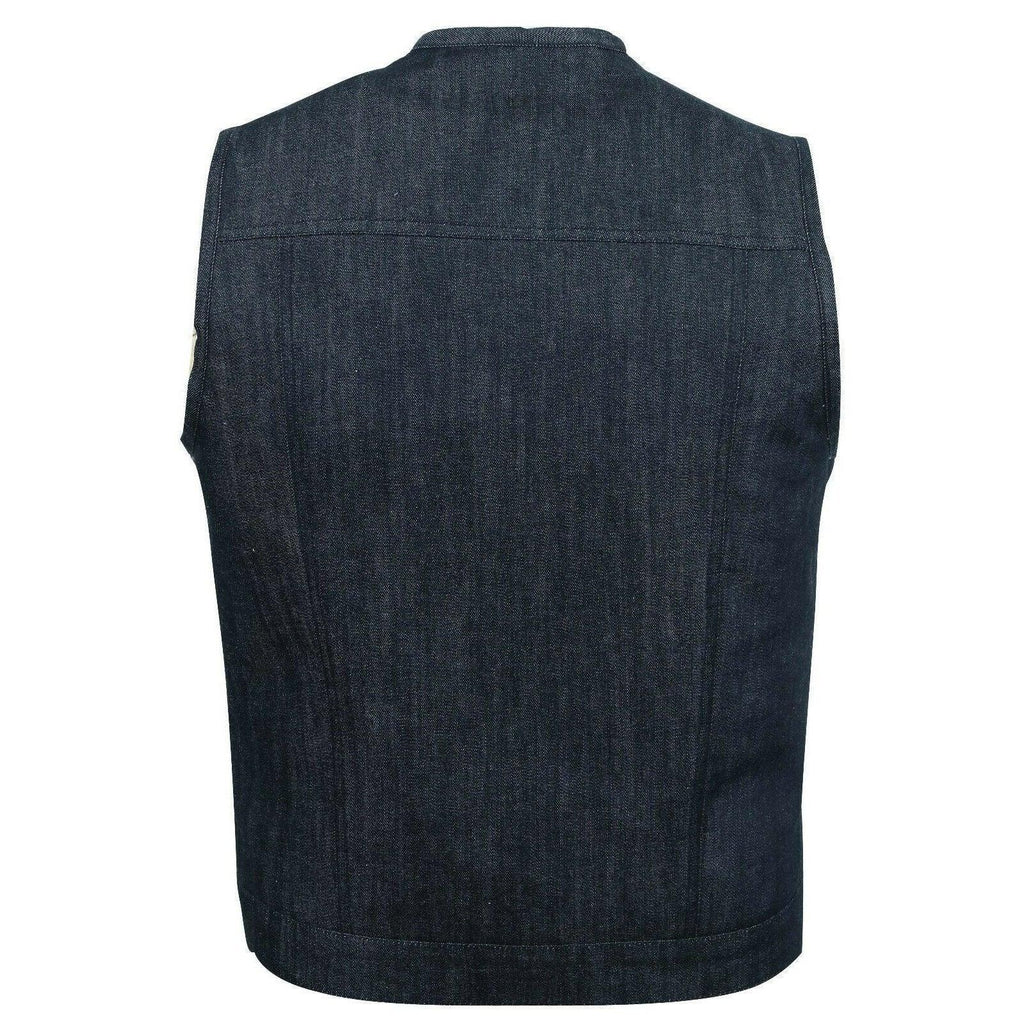 Biker Vest for Men in Leather, Denim and Camo Styles