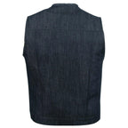 Biker Vest for Men in Leather, Denim and Camo Styles