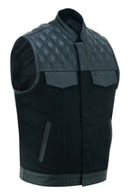 Biker Vest for Men in Leather, Denim and Camo Styles
