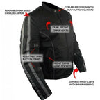 Textile Motorcycle Clothing – Lightweight CE Armoured Riding Jacket