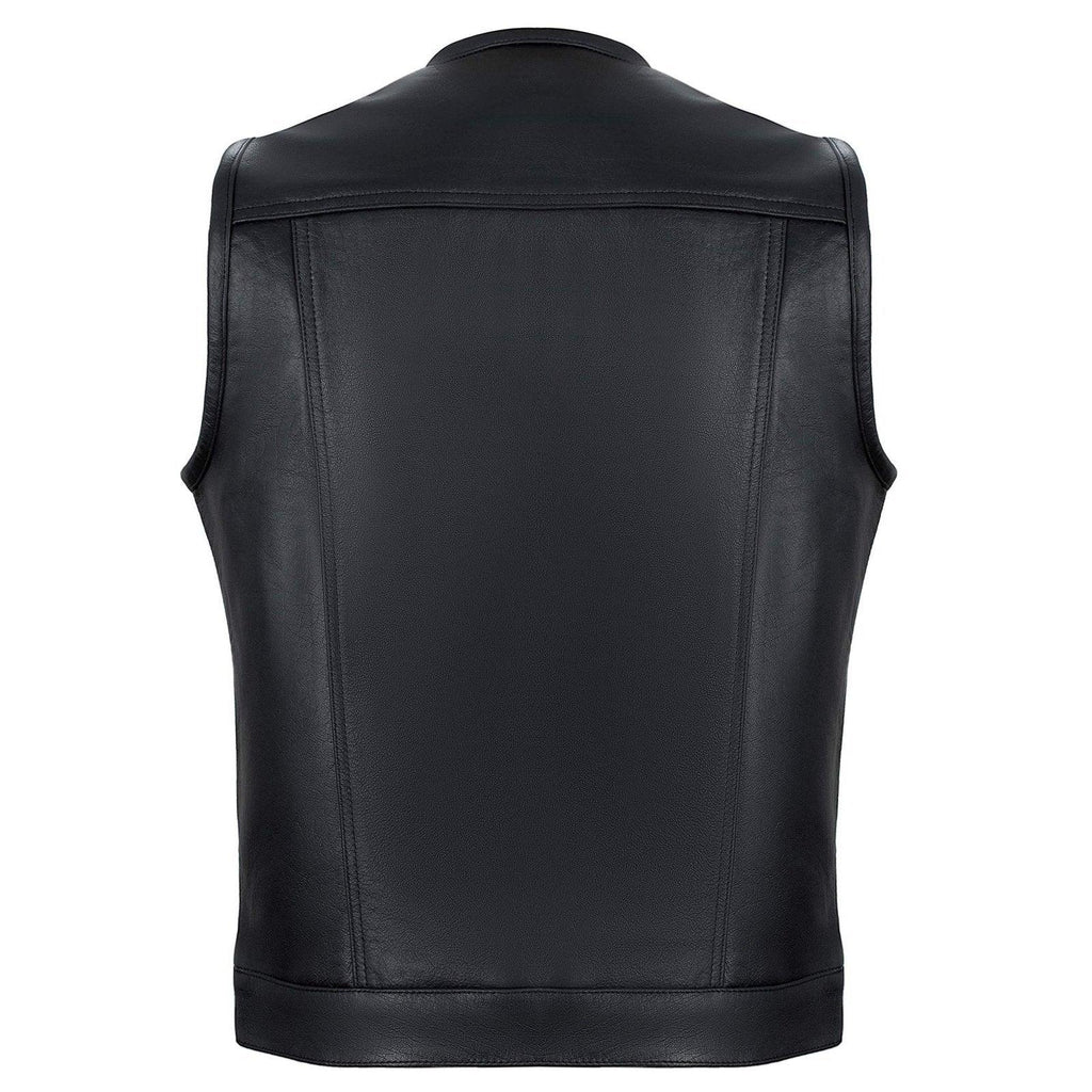 Biker Vest for Men in Leather, Denim and Camo Styles
