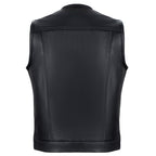 Biker Vest for Men in Leather, Denim and Camo Styles