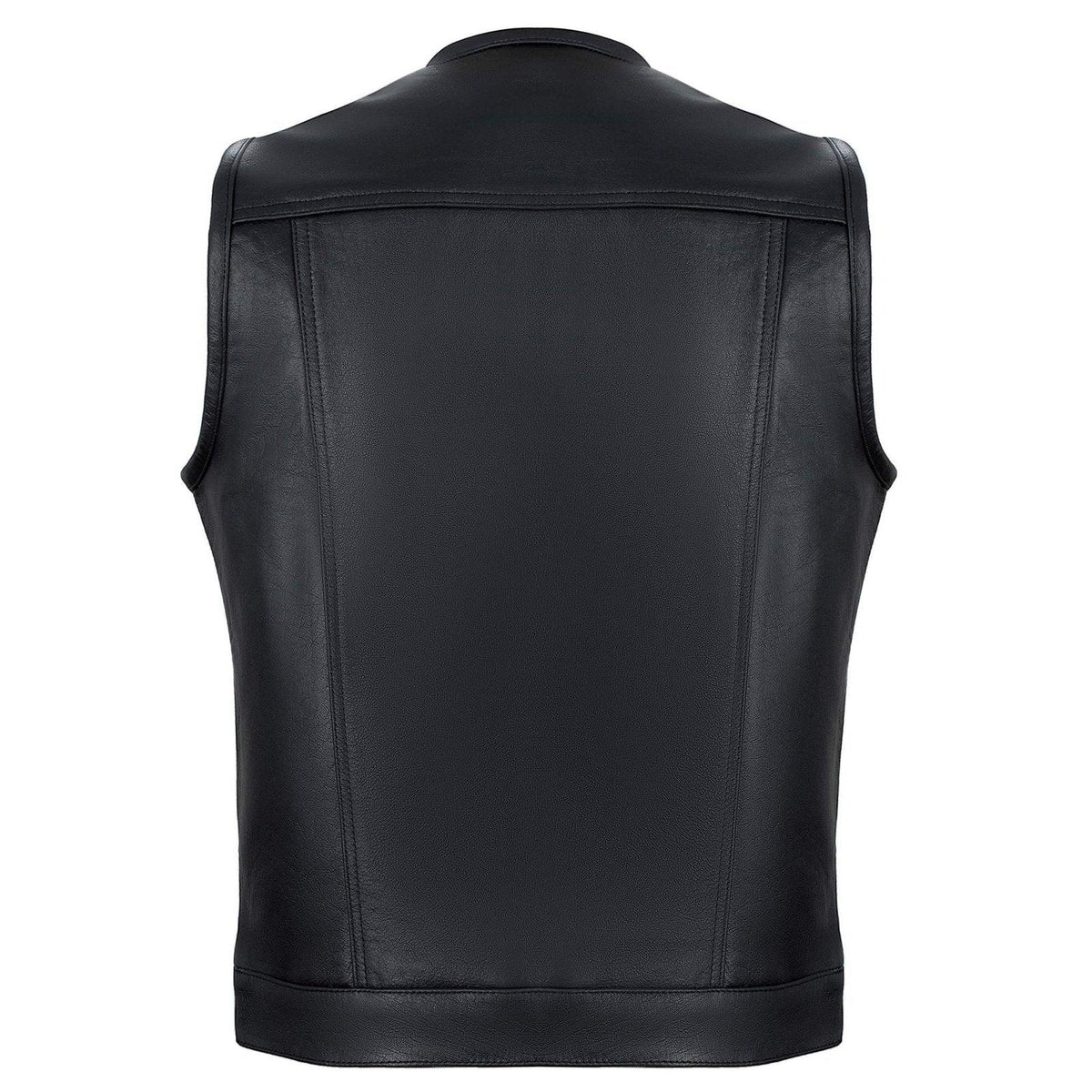 Biker Vest for Men in Leather, Denim and Camo Styles