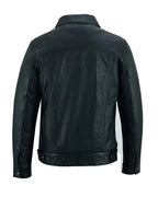 Best Men's Leather Jackets  Black Napa Trucker by Gallanto