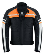 Premium  Waterproof Cordura Textile Biker Jacket for Men