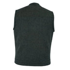 Biker Vest for Men in Leather, Denim and Camo Styles