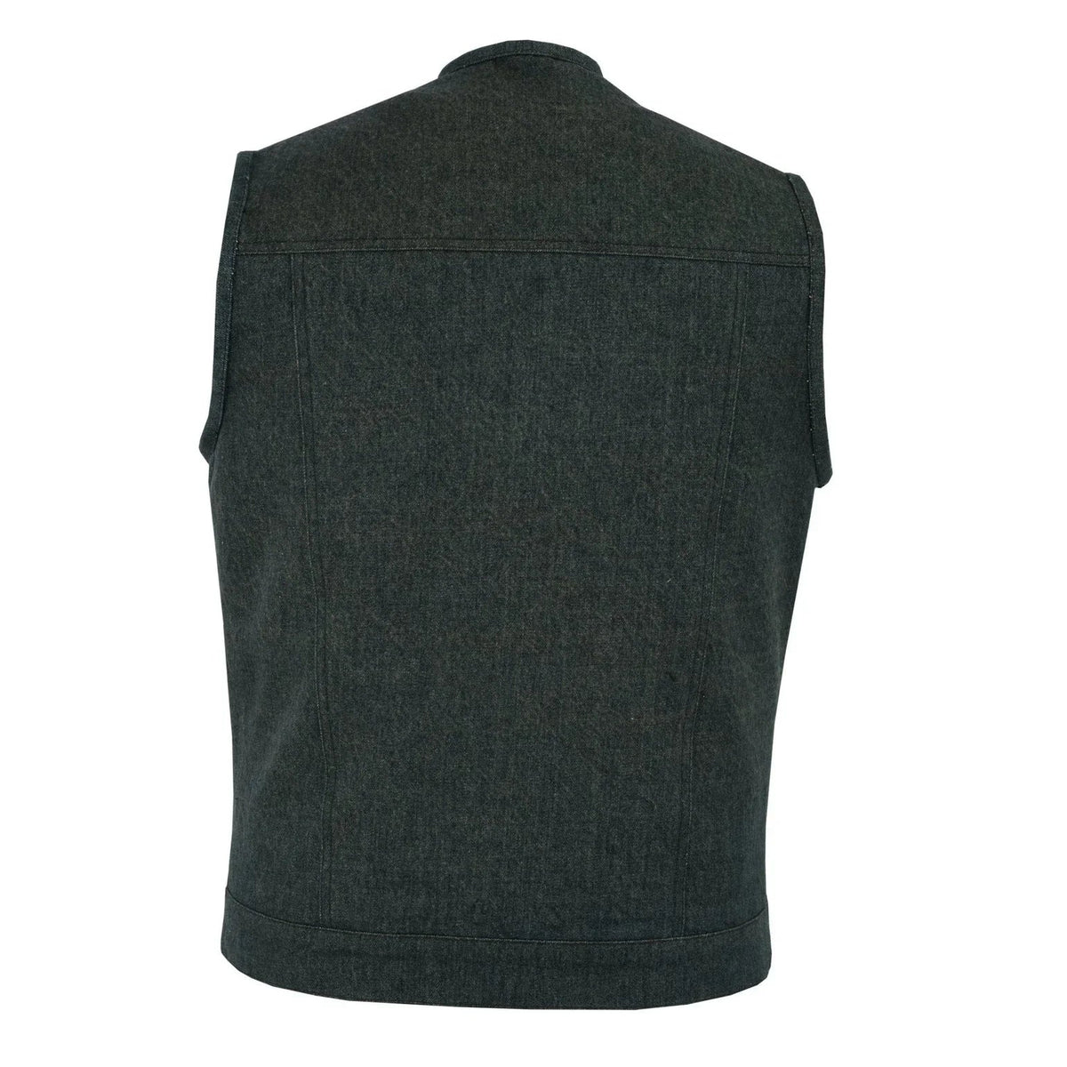 Biker Vest for Men in Leather, Denim and Camo Styles