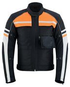 Premium  Waterproof Cordura Textile Biker Jacket for Men