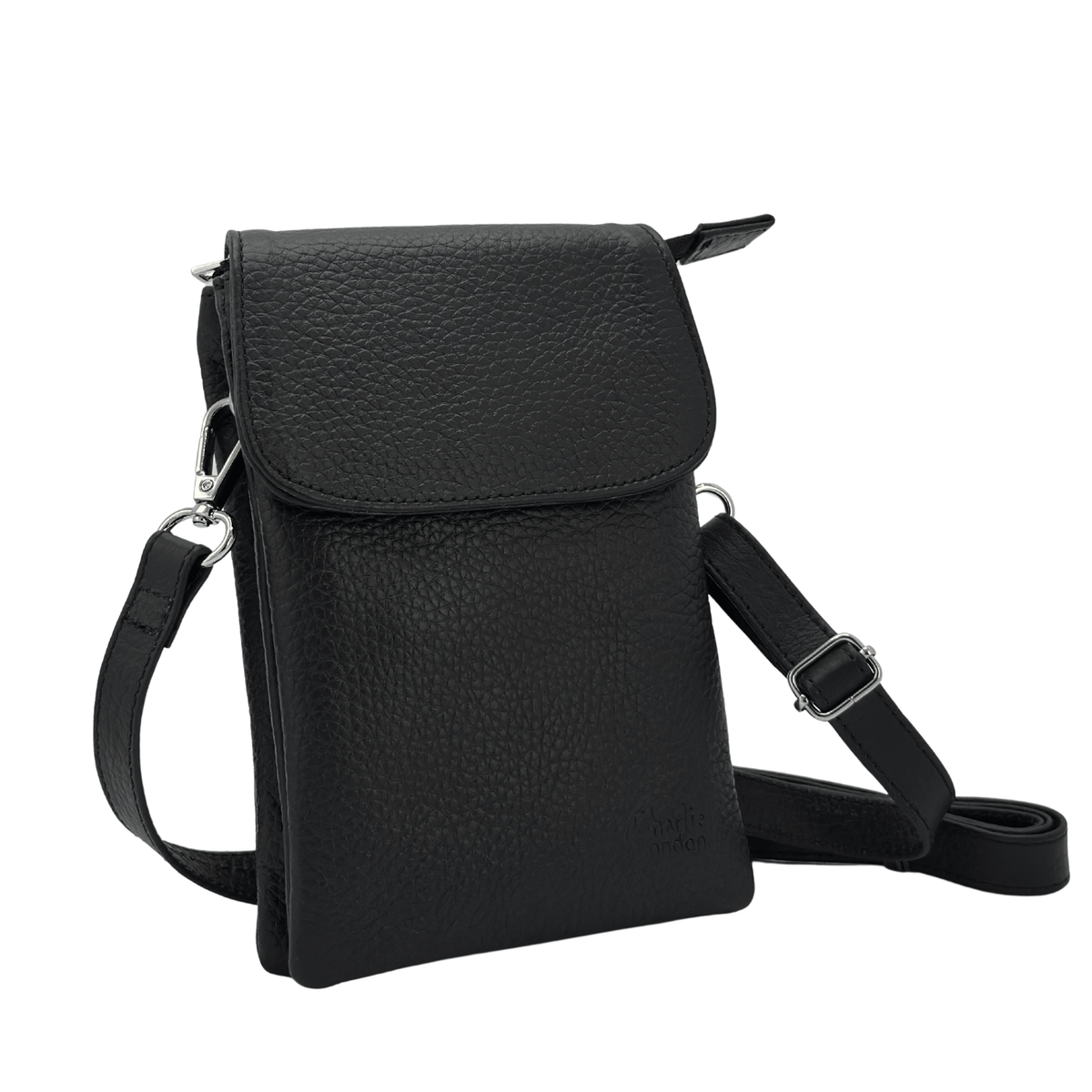 Compact Crossbody Bag with Adjustable Strap and Card Storage