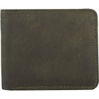 Mens Bifold Wallet with RFID Blocking and Secure Coin Pocket