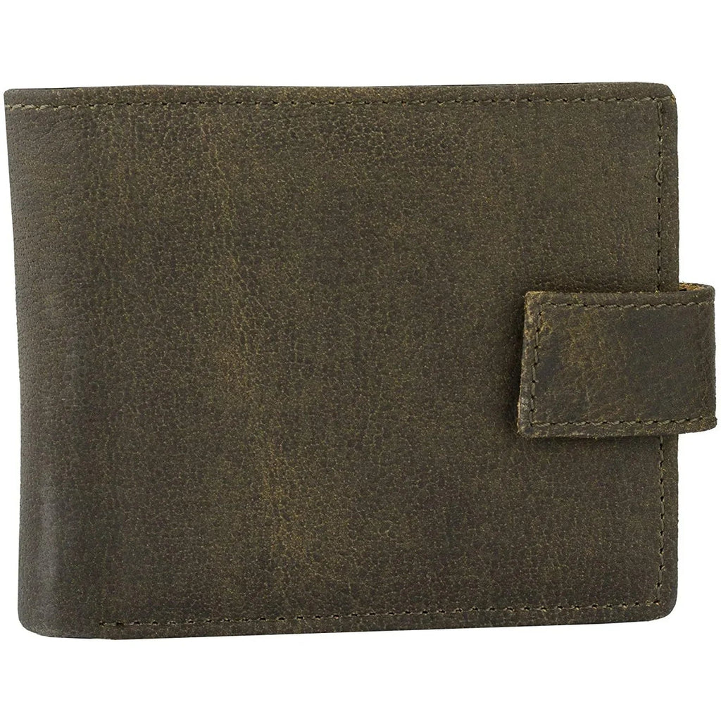 Best Men's Wallet Compact RFID Trifold Leather Design