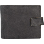 Men's Leather Wallets With Woven Trifold RFID Design