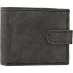 Men's Billfold Woven Leather RFID Protected Wallet