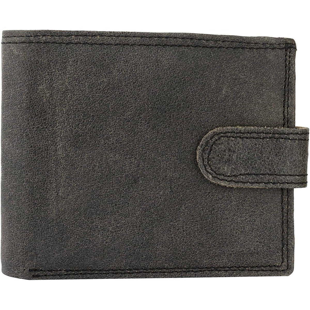 Men's Billfold Woven Leather RFID Protected Wallet