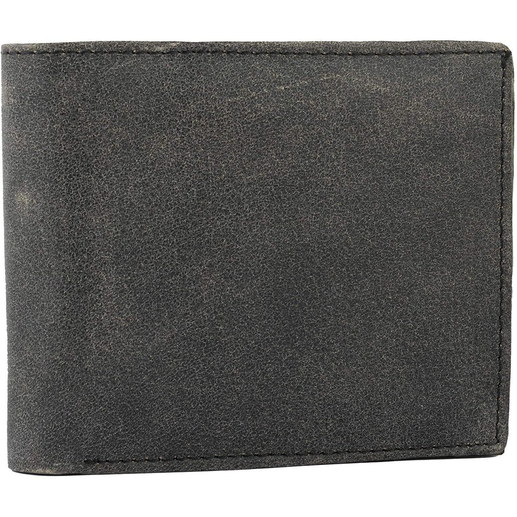 Genuine Cowhide Leather RFID Bifold Mens Wallet Designer