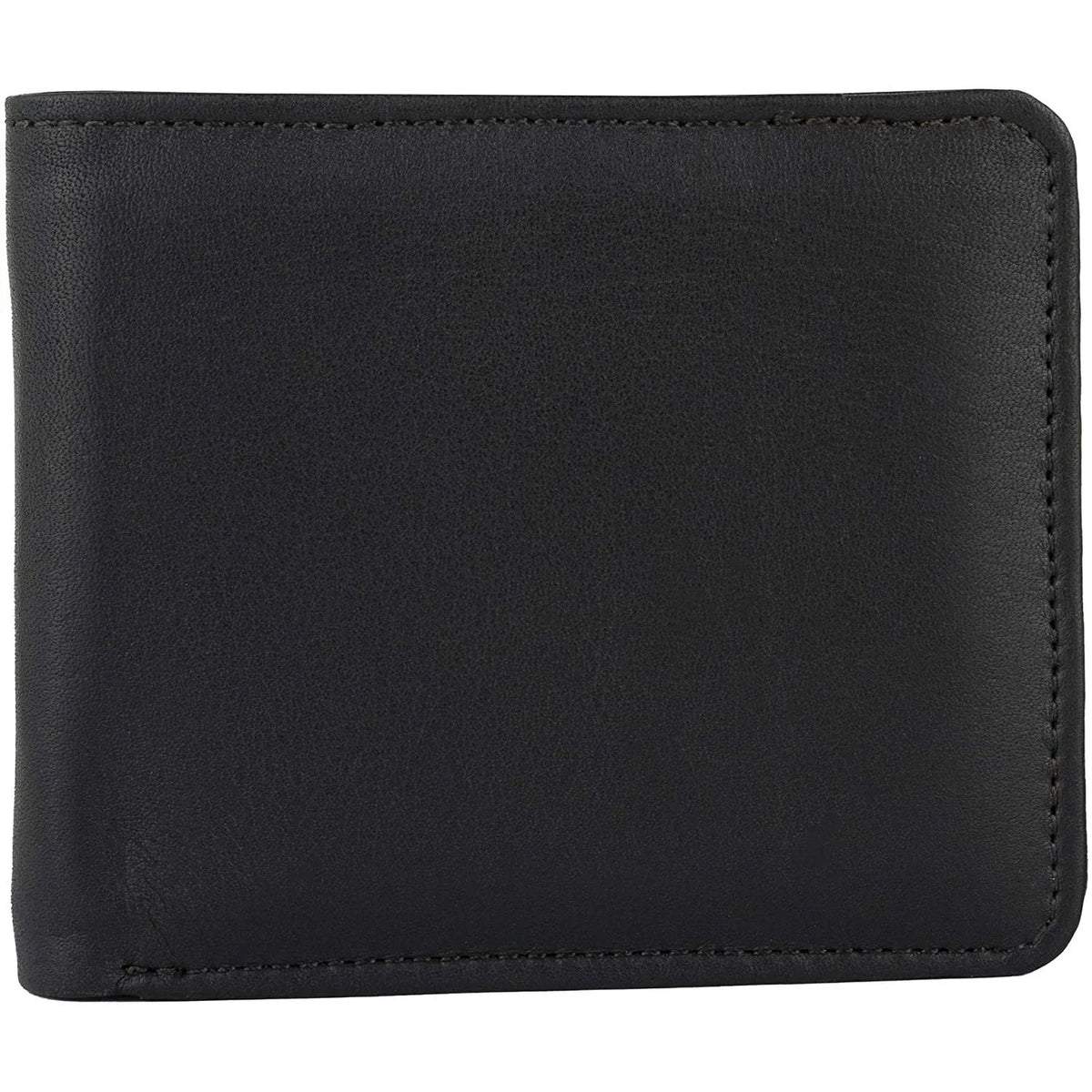 Men's Billfold Woven Leather RFID Protected Wallet